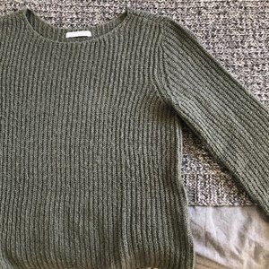 Vila - Puff sleeve ribbed sweater 100% acrylic
